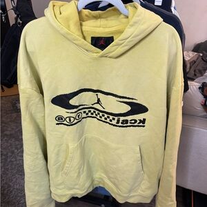 Jordan x Travis Scott Pullover Hoodie Celery Mens Size XL